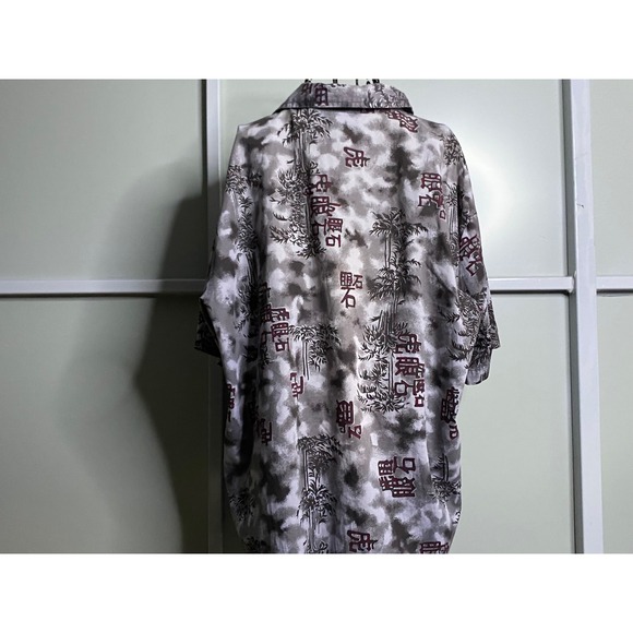 Arizona Jean Co. XL Extra‎ Large Shirt Abstract Print Button Up Short Sleeve - Picture 2 of 3